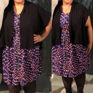 Torrid Black Shawl Cardigan Sweater 3X